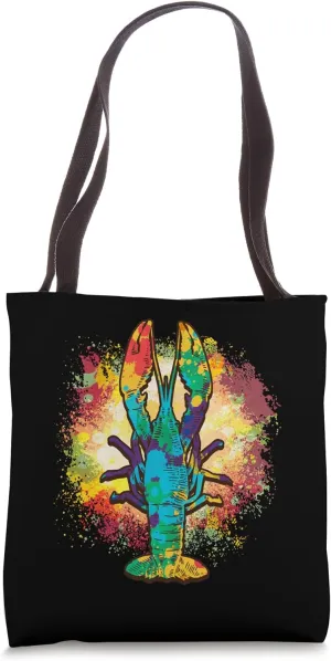 Crawfish Watercolor Cajun Festival for Seafood Lovers Tote Bag