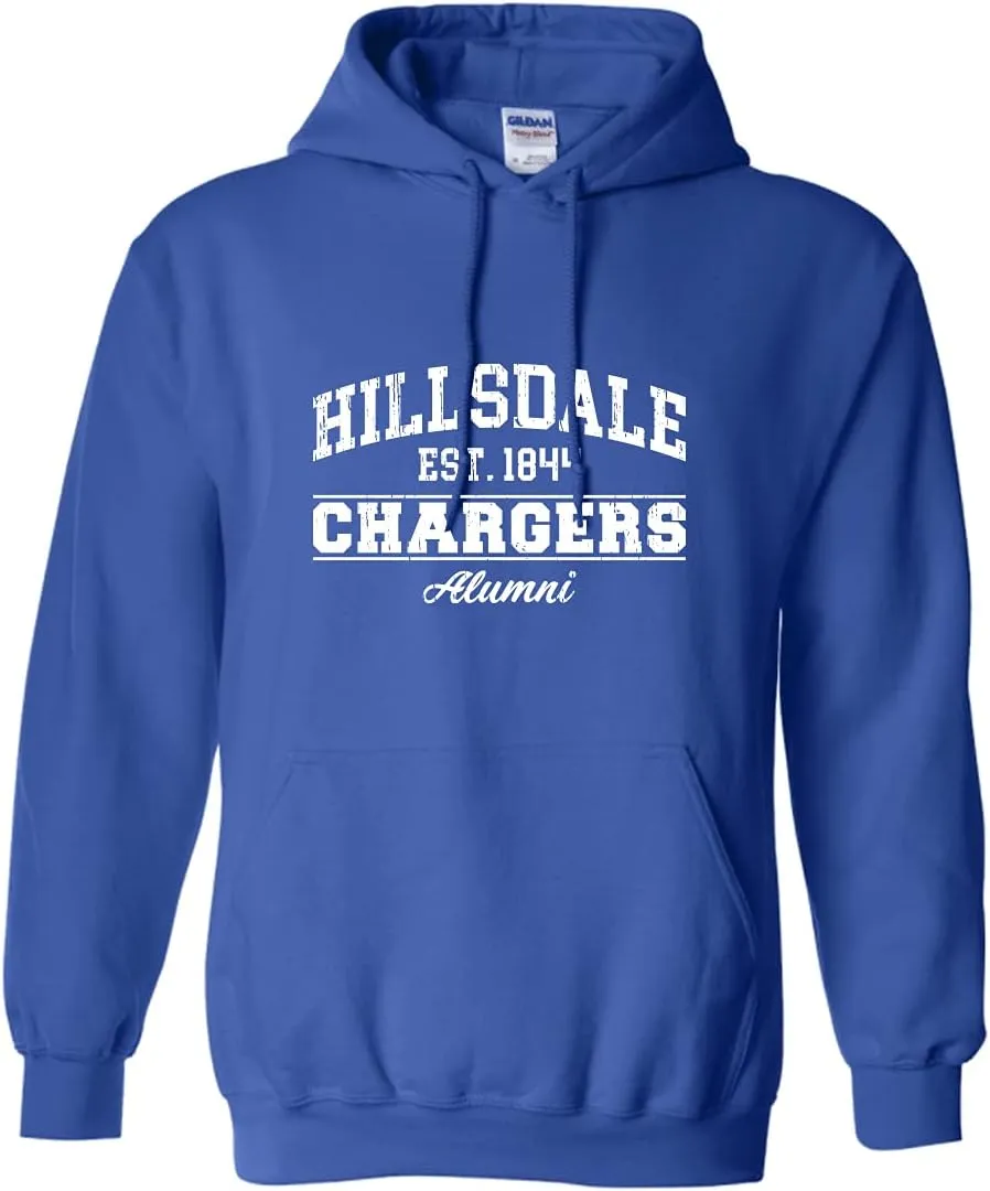 CreateMyTee Hillsdale College Alumni Unisex Hooded Sweatshirt - Hillsdale Chargers Apparel