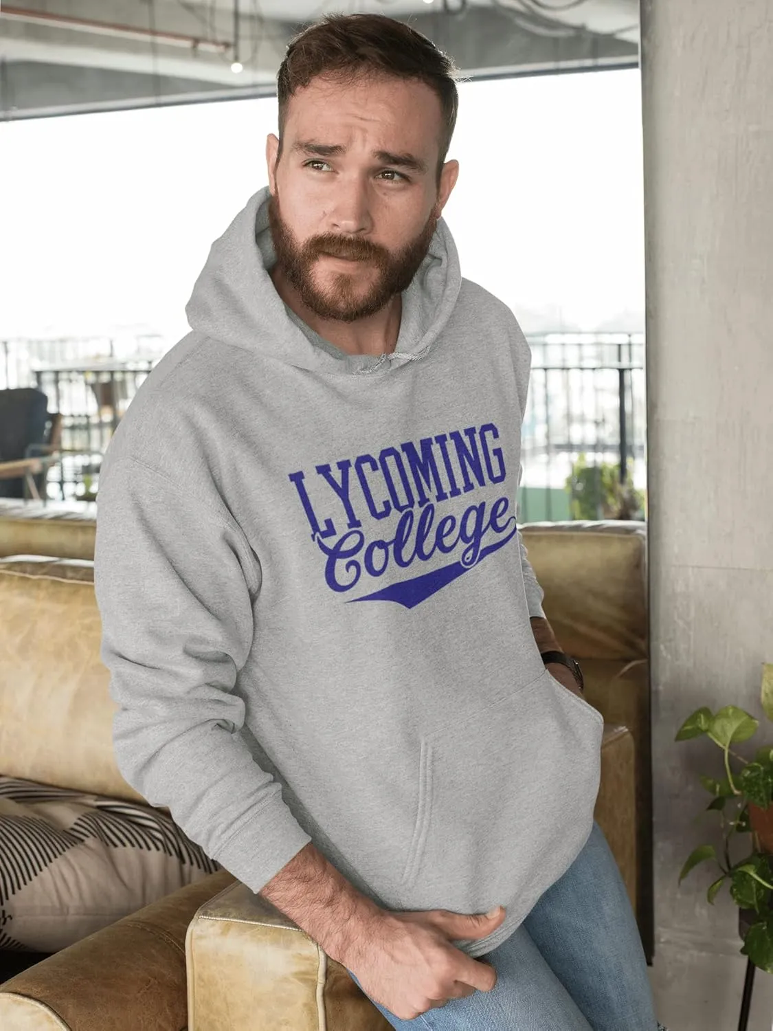 CreateMyTee | Lycoming College Hooded Sweatshirt