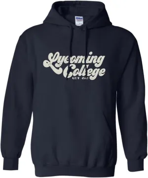 CreateMyTee | Vintage Lycoming College Hooded Sweatshirt