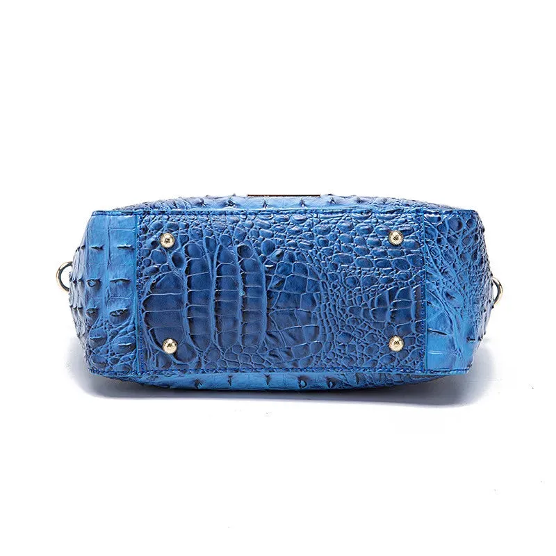 Crocodile Pattern Crossbody PU Leather Shoulder Bag