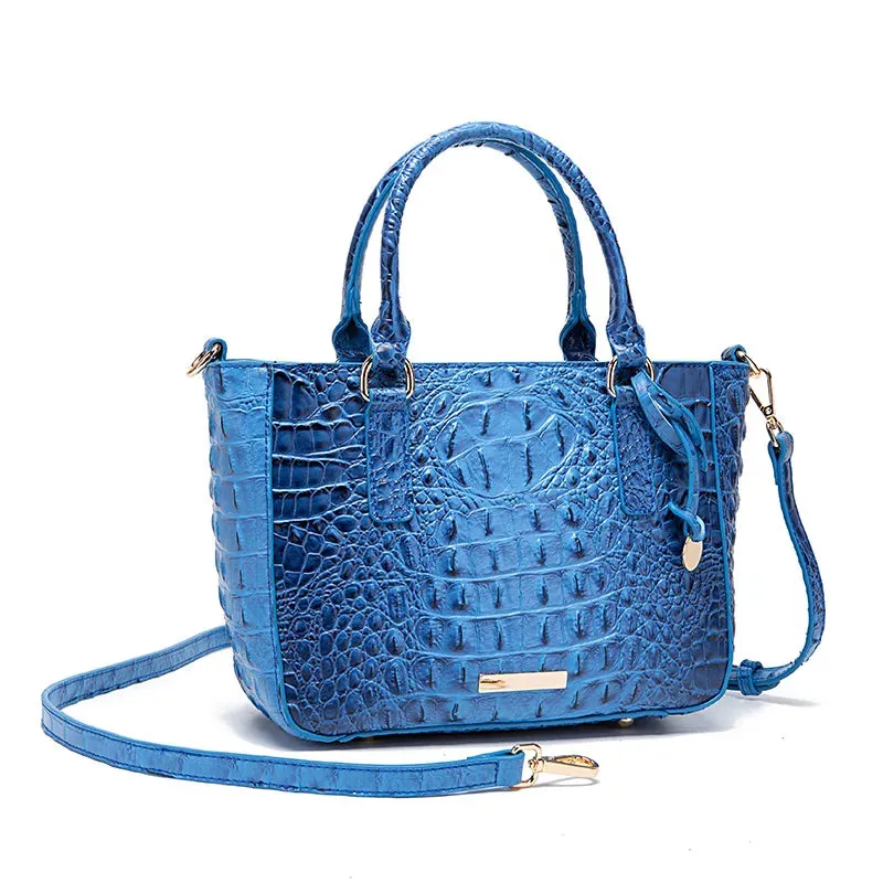 Crocodile Pattern Crossbody PU Leather Shoulder Bag