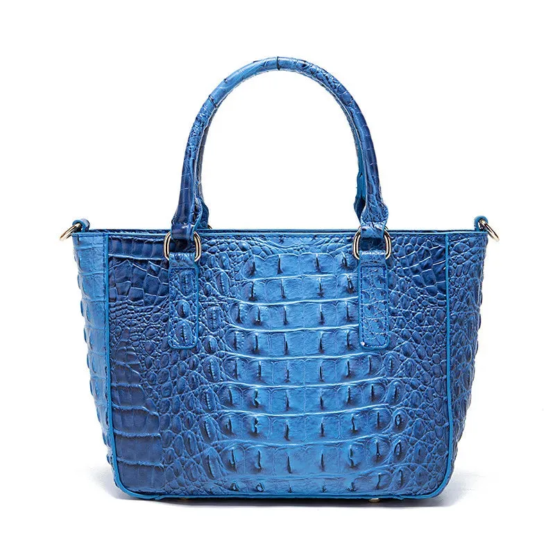 Crocodile Pattern Crossbody PU Leather Shoulder Bag