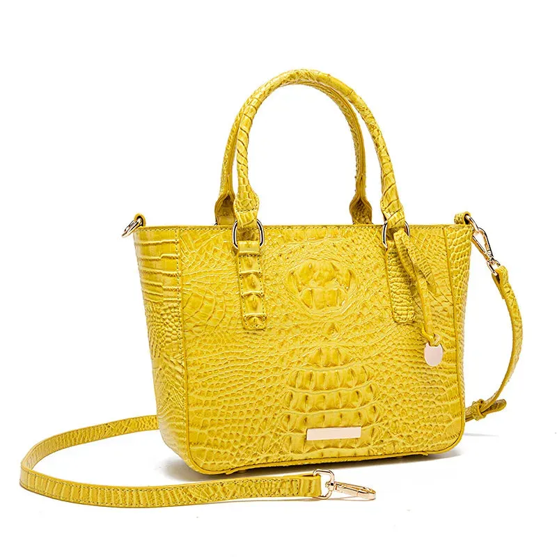 Crocodile Pattern Crossbody PU Leather Shoulder Bag