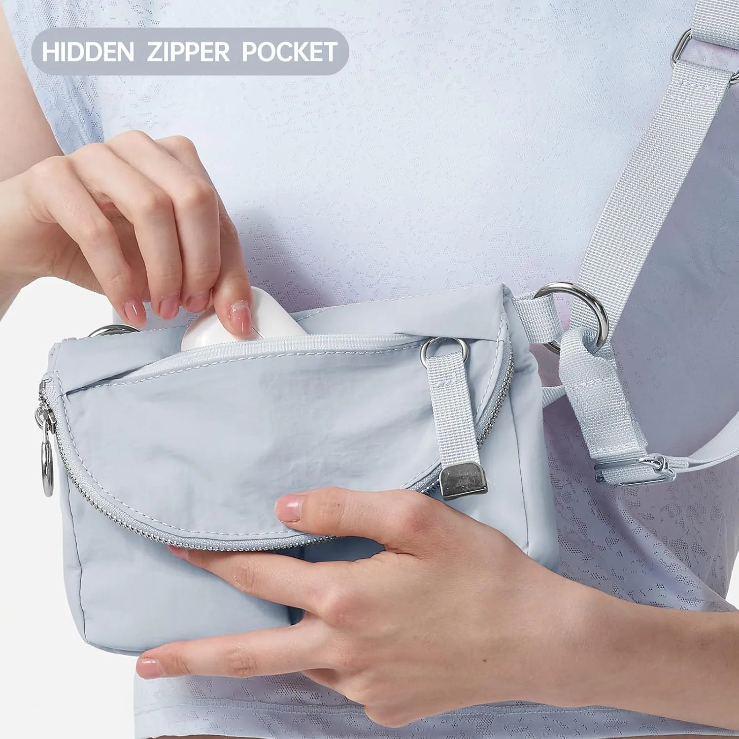 Crossbody Bag for Women, All Night Festival Bag Adjustable Strap Purse Nylon Handbags for Travel Work Casual Outdoor