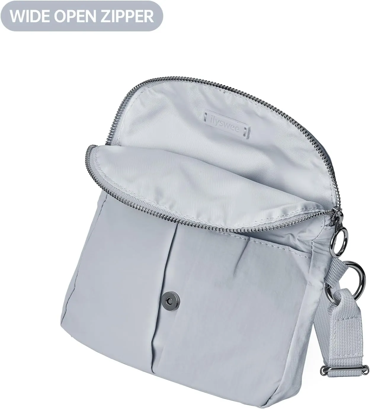 Crossbody Bag for Women, All Night Festival Bag Adjustable Strap Purse Nylon Handbags for Travel Work Casual Outdoor