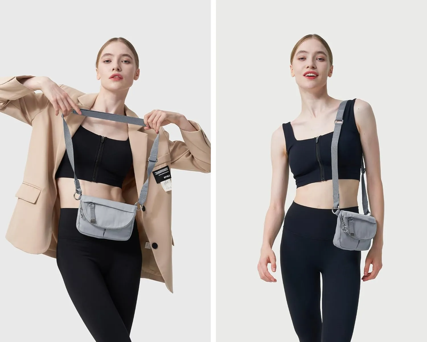 Crossbody Bag for Women, All Night Festival Bag Adjustable Strap Purse Nylon Handbags for Travel Work Casual Outdoor