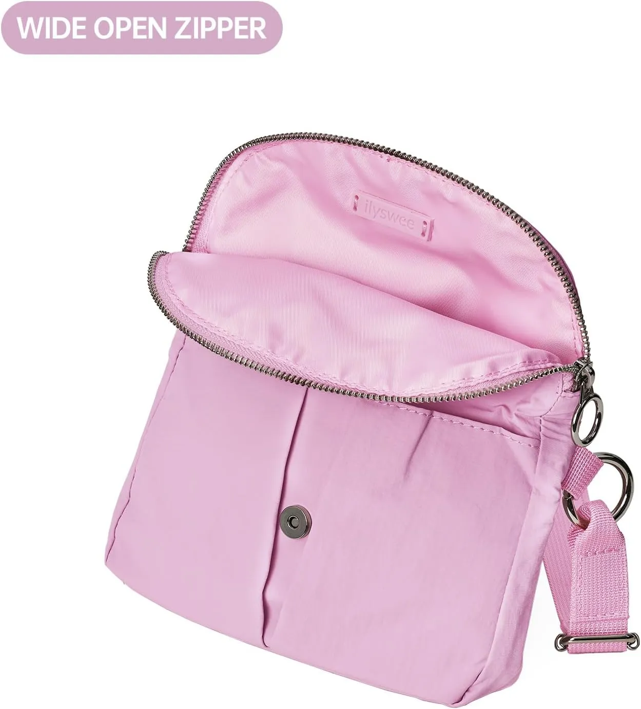 Crossbody Bag for Women, All Night Festival Bag Adjustable Strap Purse Nylon Handbags for Travel Work Casual Outdoor