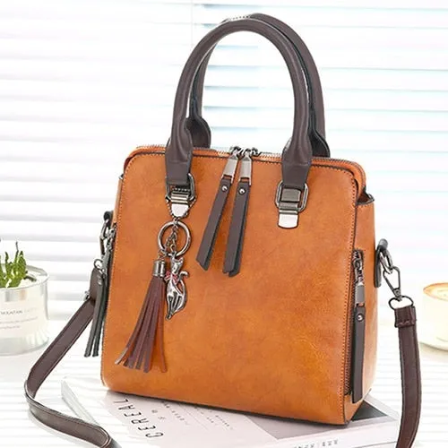 Crossbody Bag Waterproof Women Hand Tassel Hot Sale Shoulder SWDF Designer Bags Wireless Totes Leather Boston Bags HandBags Messenger Ladies