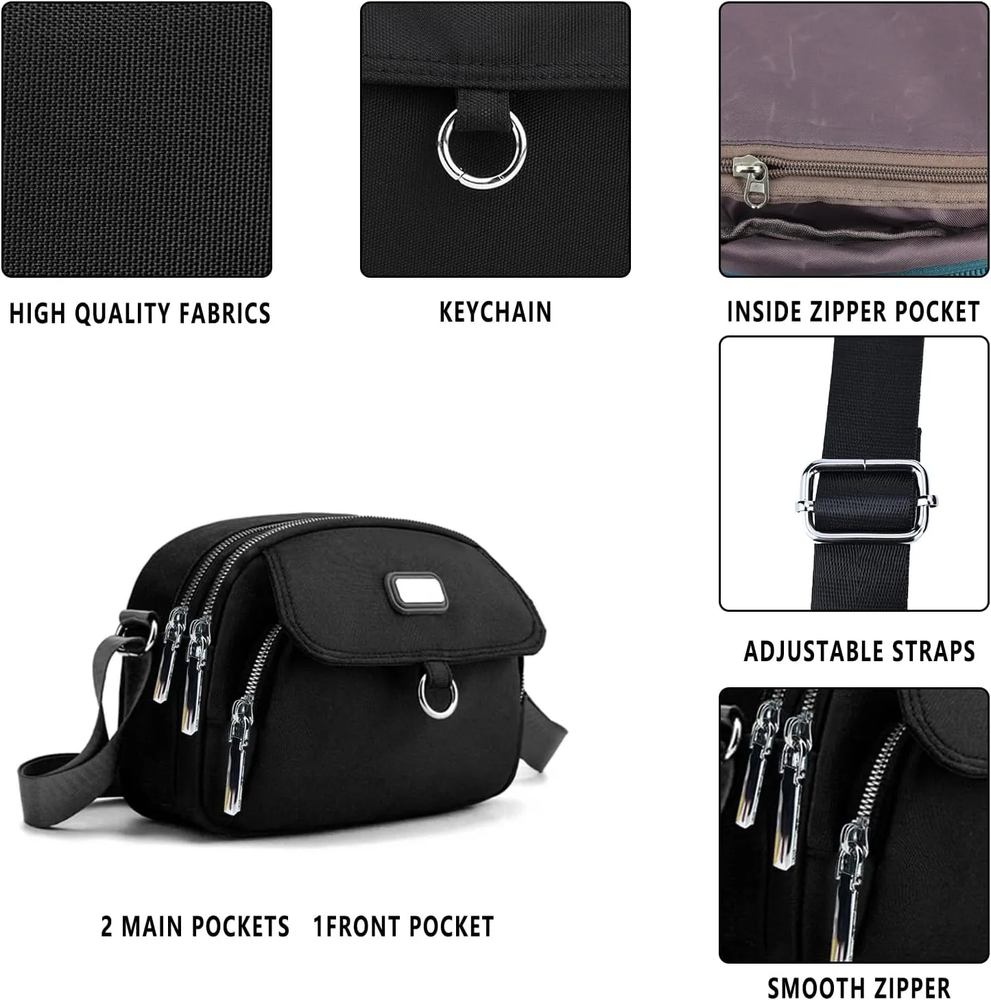 Crossbody Bags for Women Quilted Crossbody Purses Crossbody Bags Trendy Small Shoulder Bag with Wide Strap