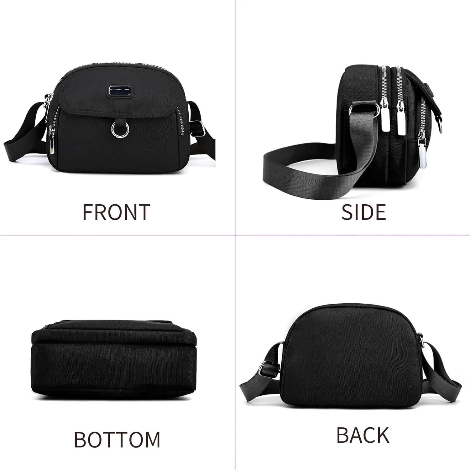Crossbody Bags for Women Quilted Crossbody Purses Crossbody Bags Trendy Small Shoulder Bag with Wide Strap