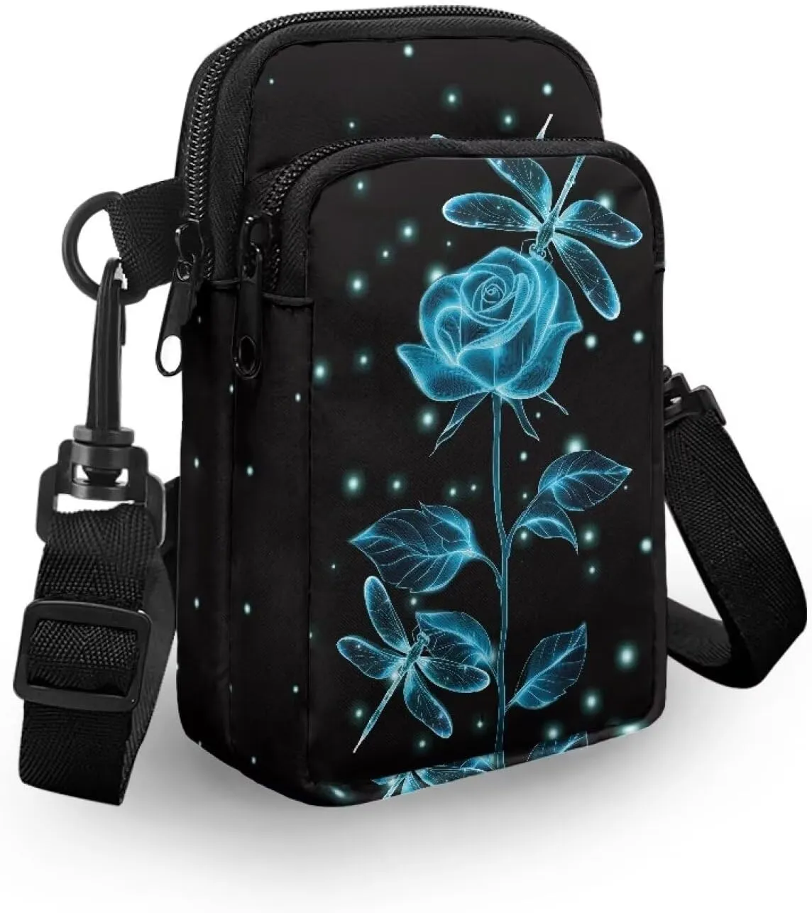 Crossbody Bags Messenger Bags Waist Bags Mini Shoulder Bags for Women and Men Removable Shoulder Strap Zipper Bags