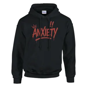 Crowned Anxiety Graffiti Hoodie
