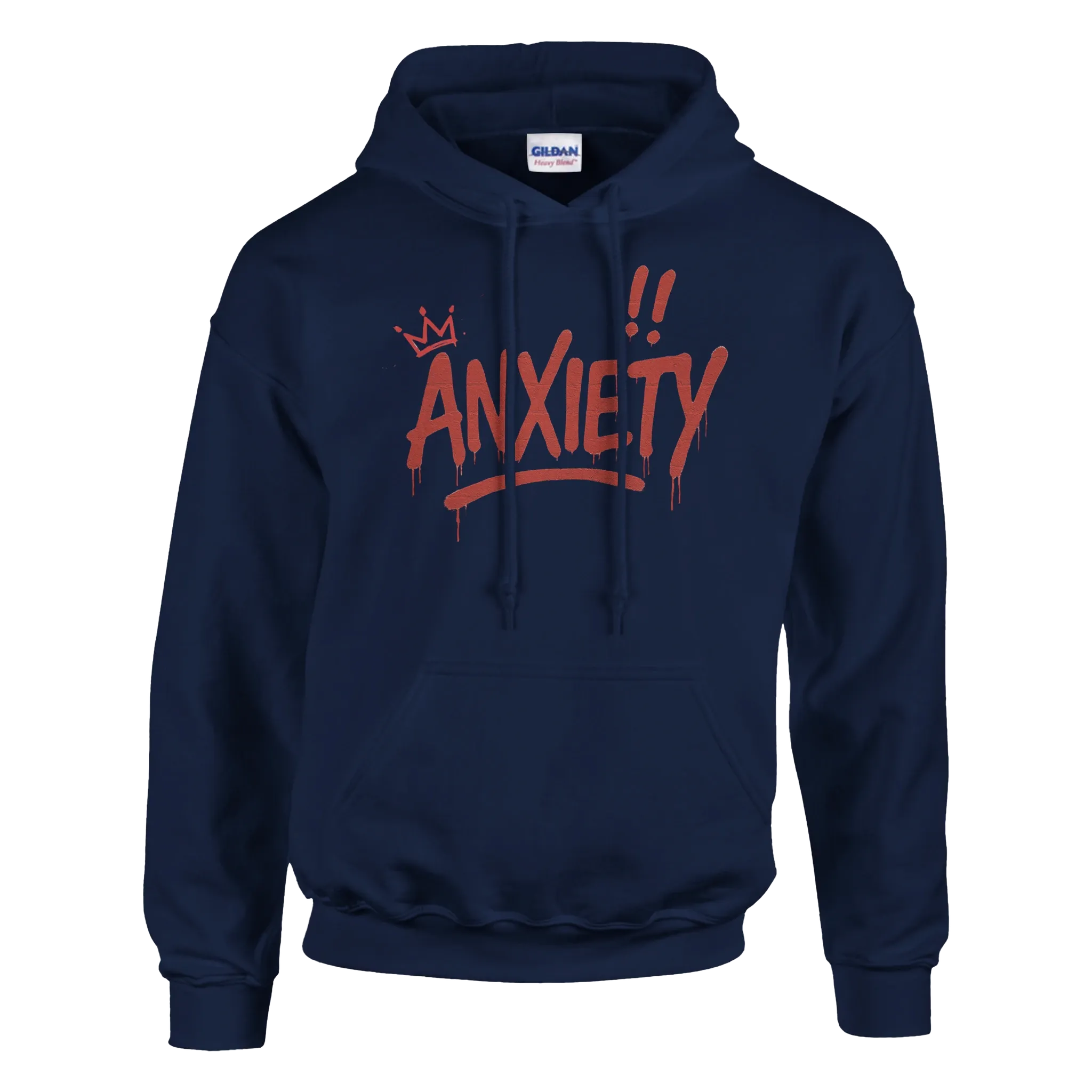 Crowned Anxiety Graffiti Hoodie