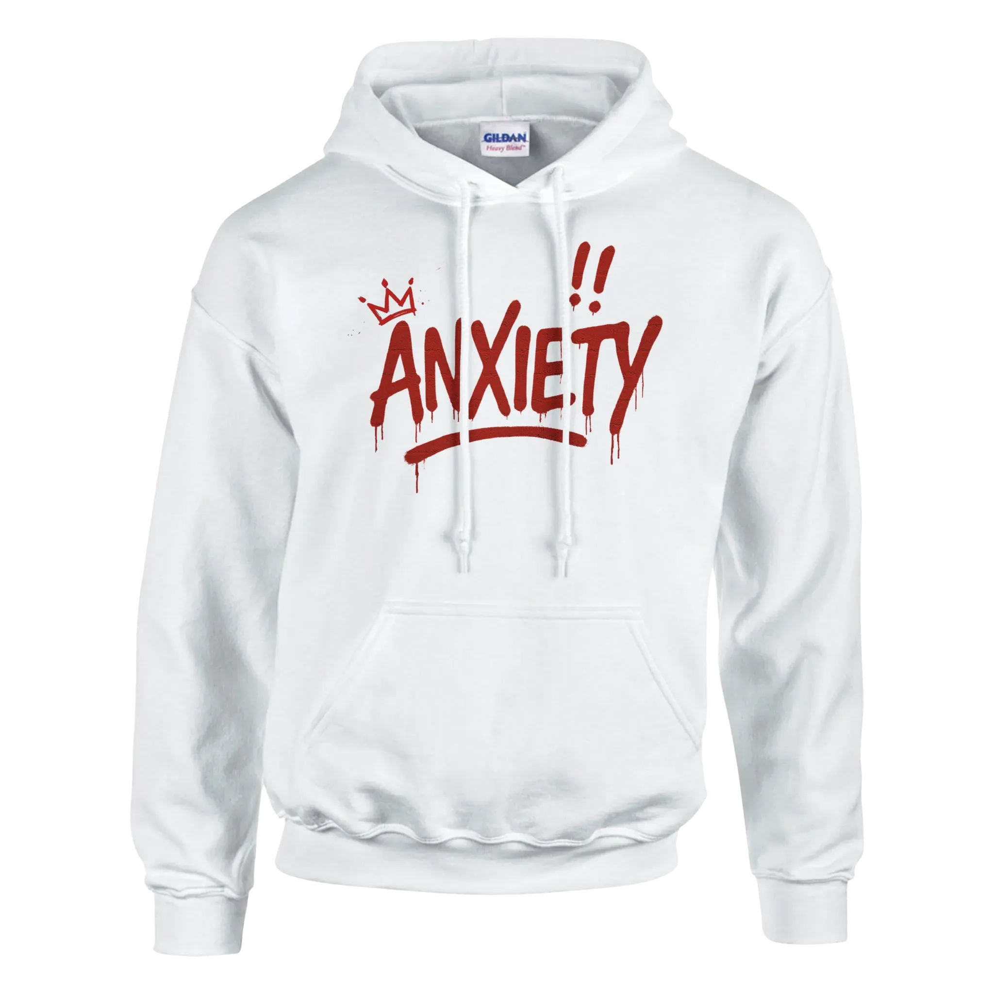 Crowned Anxiety Graffiti Hoodie