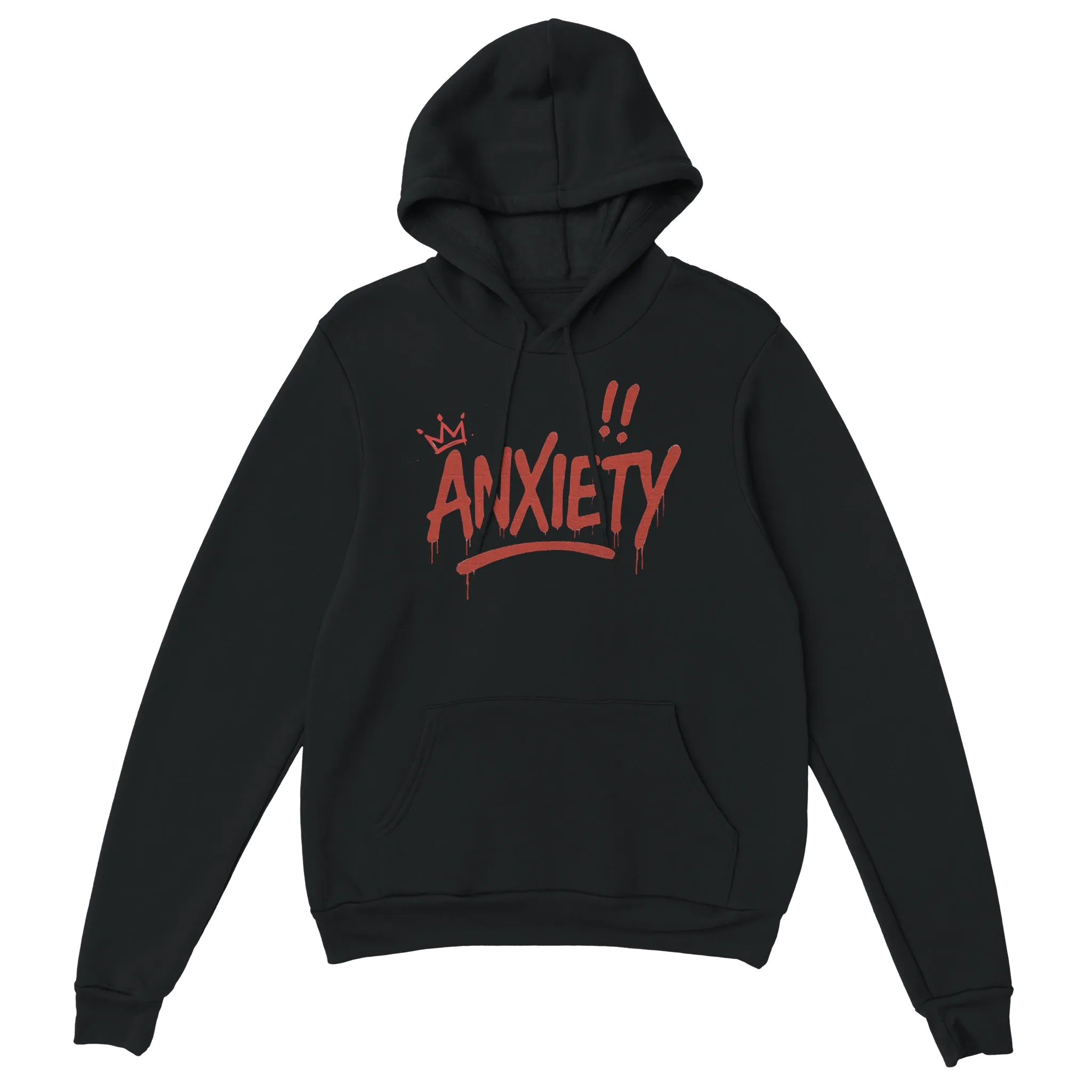 Crowned Anxiety Graffiti Hoodie