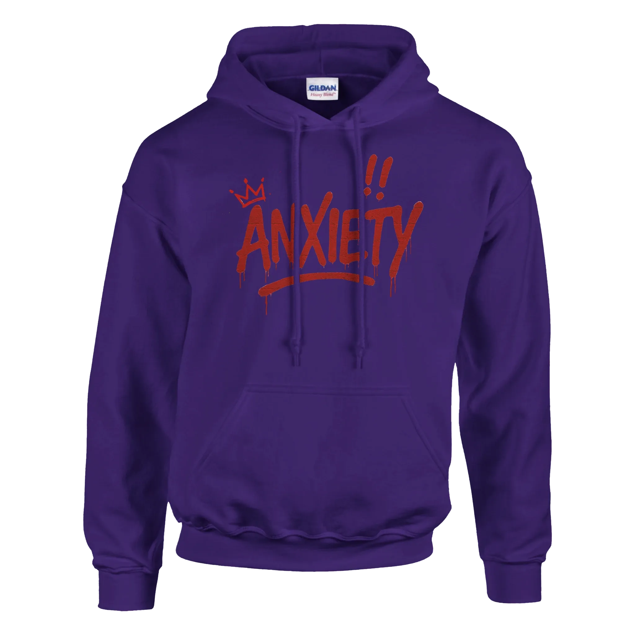 Crowned Anxiety Graffiti Hoodie