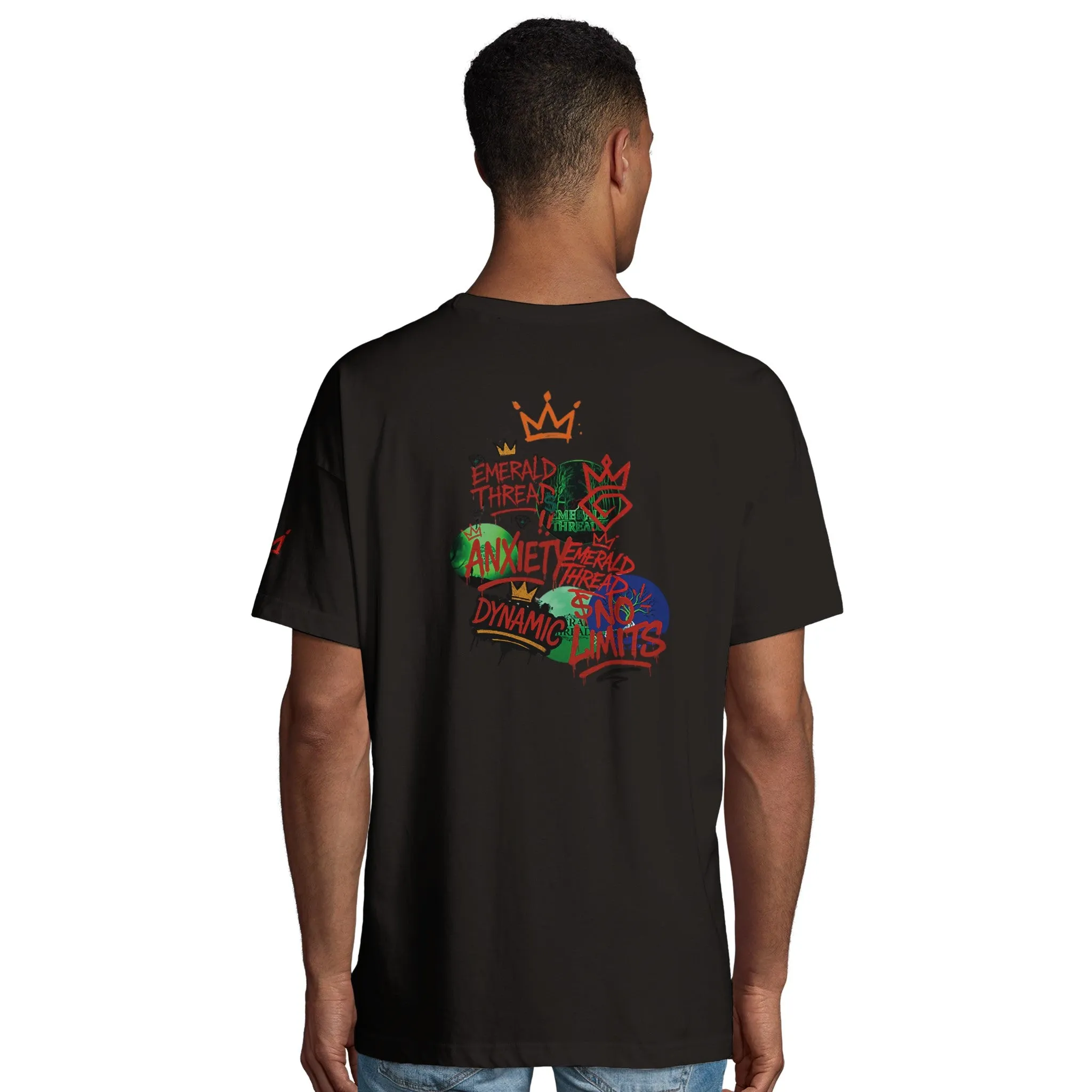 Crowned Logo Mashup Oversized Tee