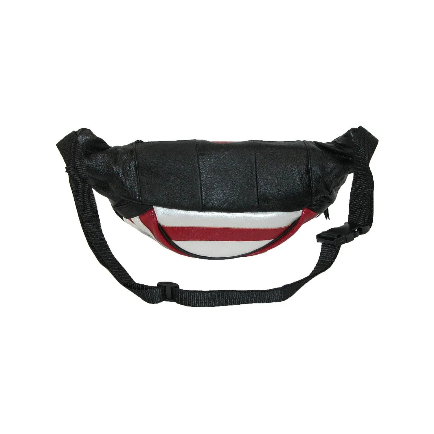 CTM Leather Patriotic American Flag waist Waist Pack - one size