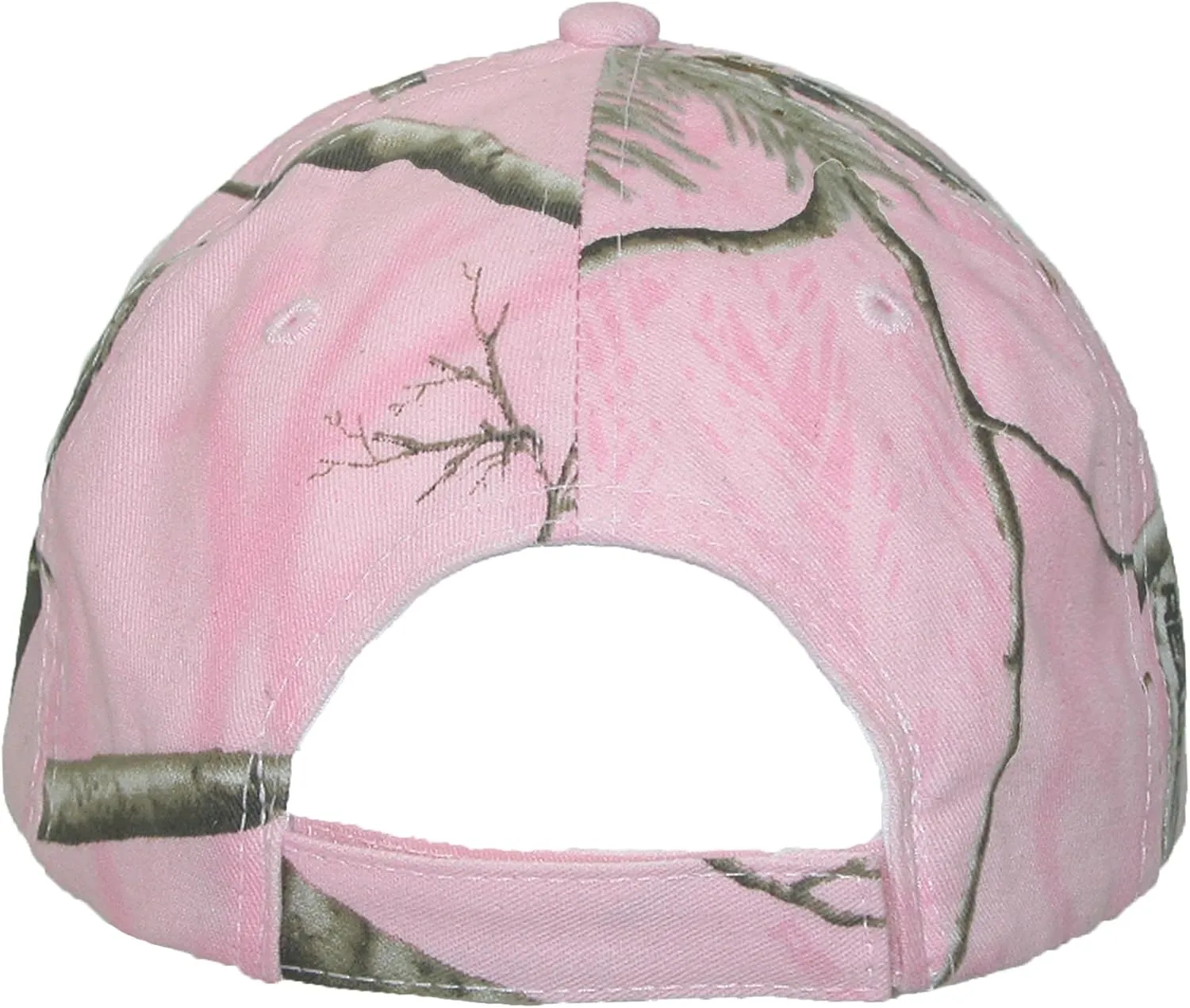 CTM® Women's Kati Treestand Pink Camo Baseball Hat