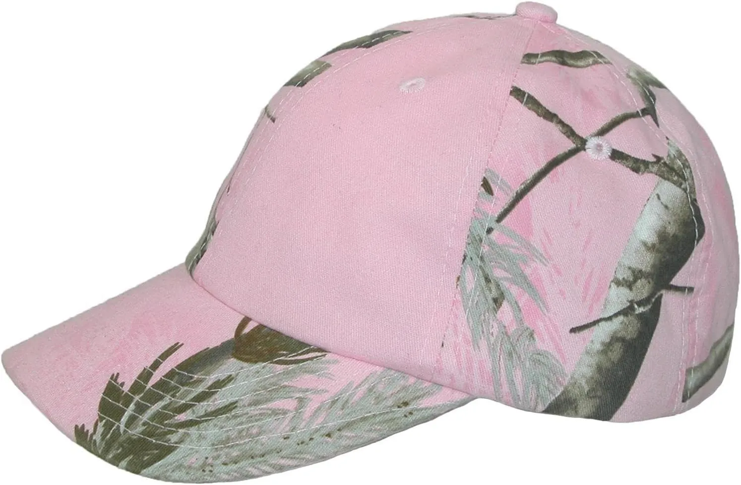 CTM® Women's Kati Treestand Pink Camo Baseball Hat