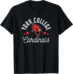 CUNY York College Cardinals Logo T-Shirt