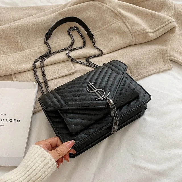 Daily Leather Black Designer Fashion 2020 Intuitive Female For Invitation-only deal Shoulder Lock Crossbody Luxury Messenger Women Bag Fashion Handbags