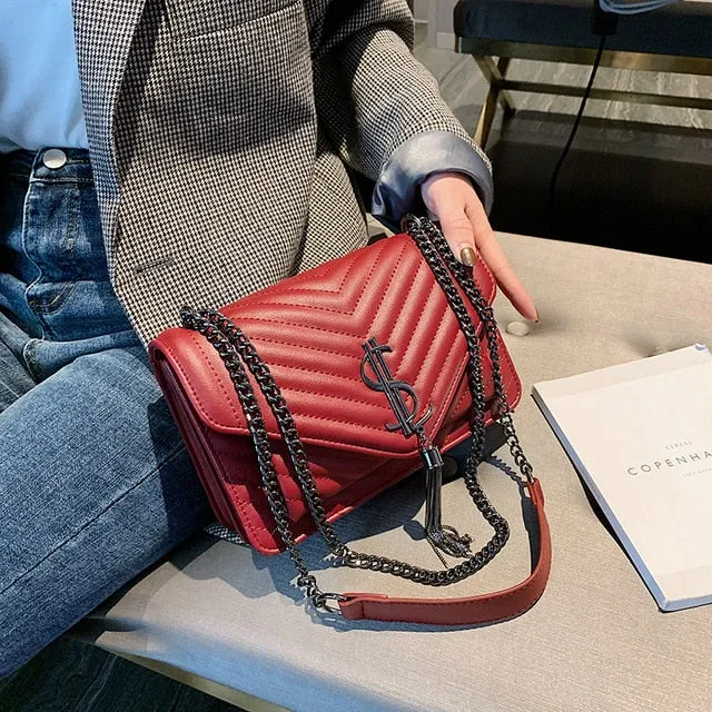 Daily Leather Black Designer Fashion 2020 Intuitive Female For Invitation-only deal Shoulder Lock Crossbody Luxury Messenger Women Bag Fashion Handbags