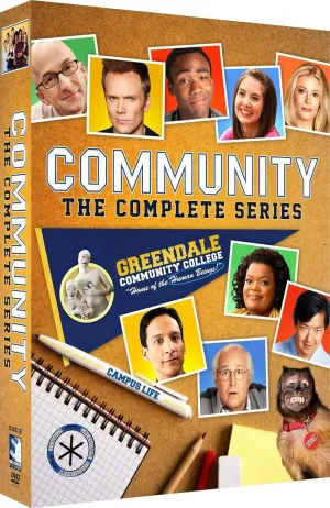 Dan Harmon's Community The Complete Series DVD Set (includes seasons 1 2 3 4 5 6)