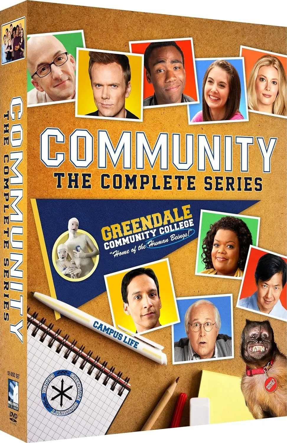 Dan Harmon's Community The Complete Series DVD Set (includes seasons 1 2 3 4 5 6)