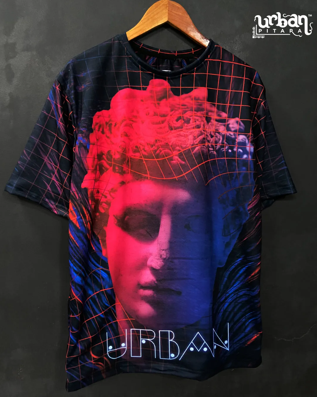 David Grid Oversized T-shirt