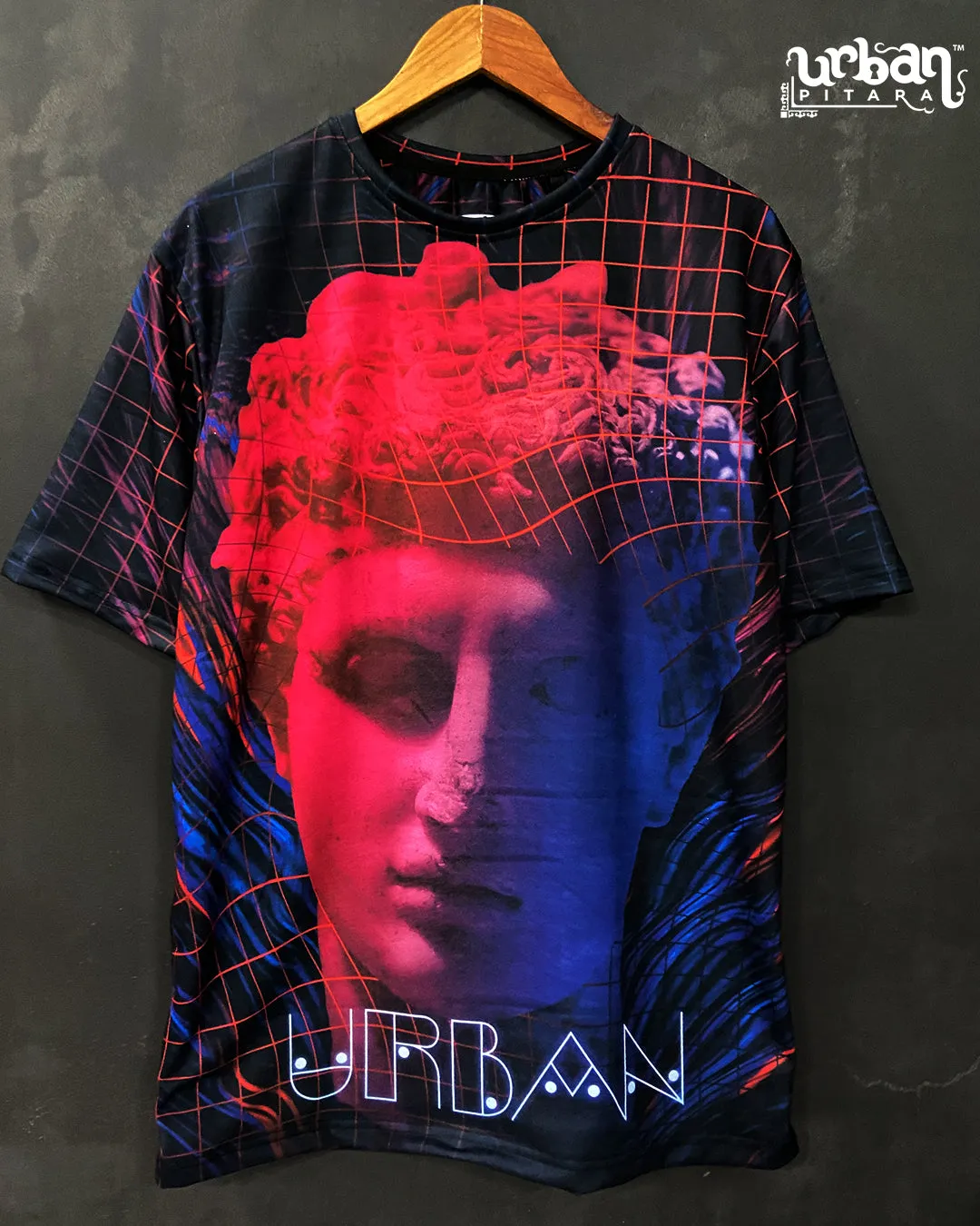 David Grid Oversized T-shirt