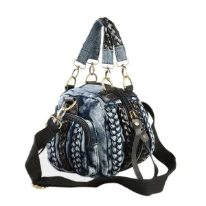 Denim Crossbody Shoulder Bag