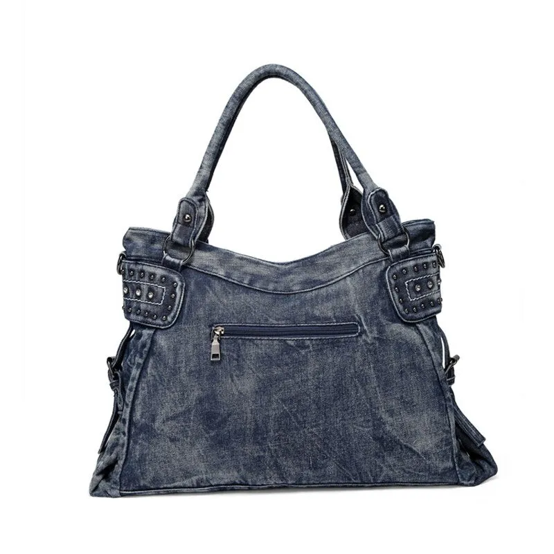 Denim Crossbody Shoulder Bag