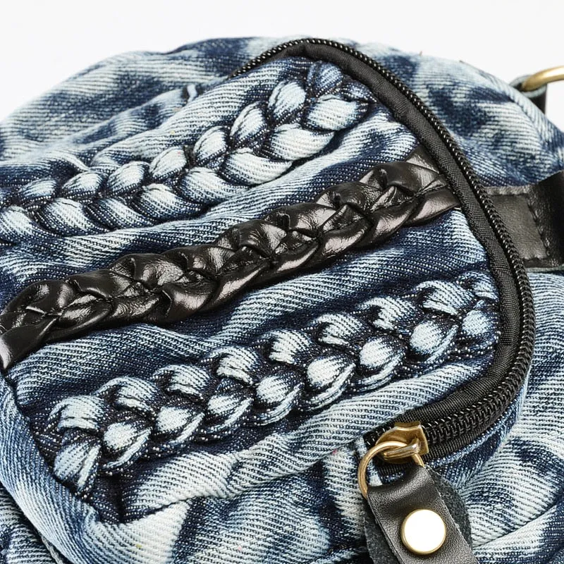 Denim Crossbody Shoulder Bag