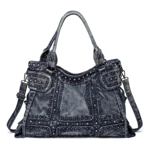 Denim Crossbody Shoulder Bag