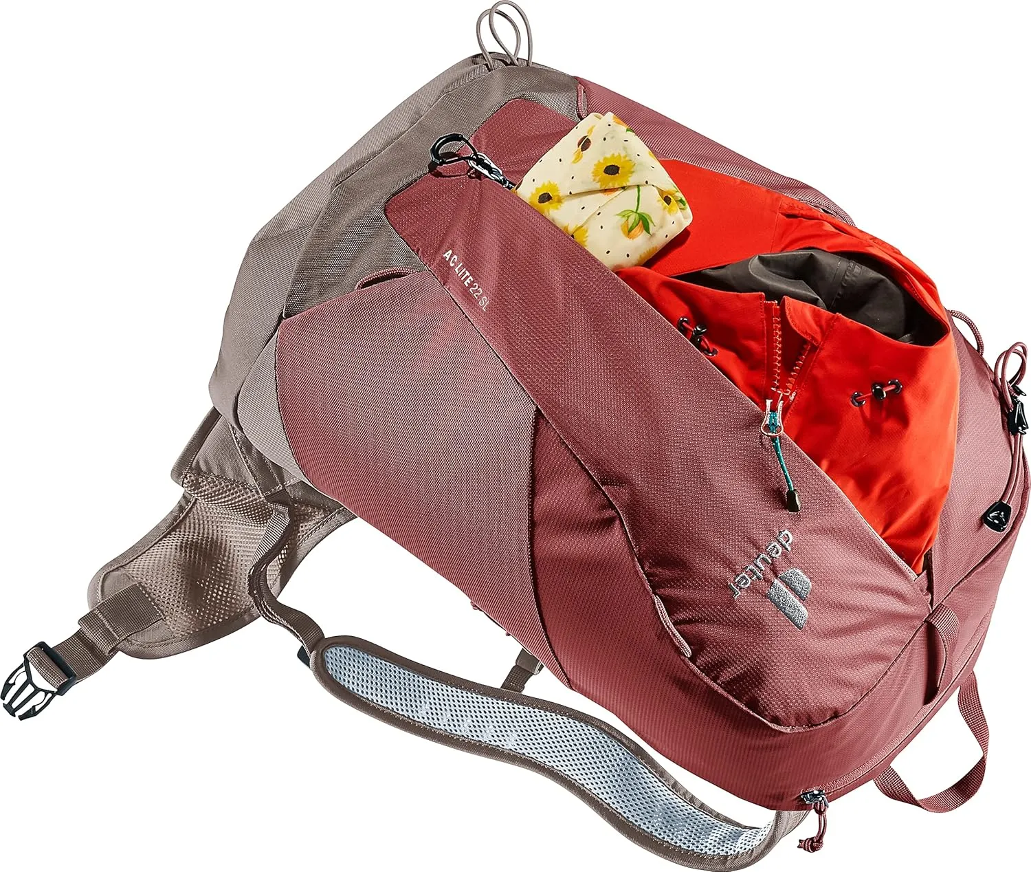 Deuter AC Lite 21 SL | Women's Fit Lightweight Day Hiking Backpack | Hydration Compatible, Ventilated Back & Rain Cover