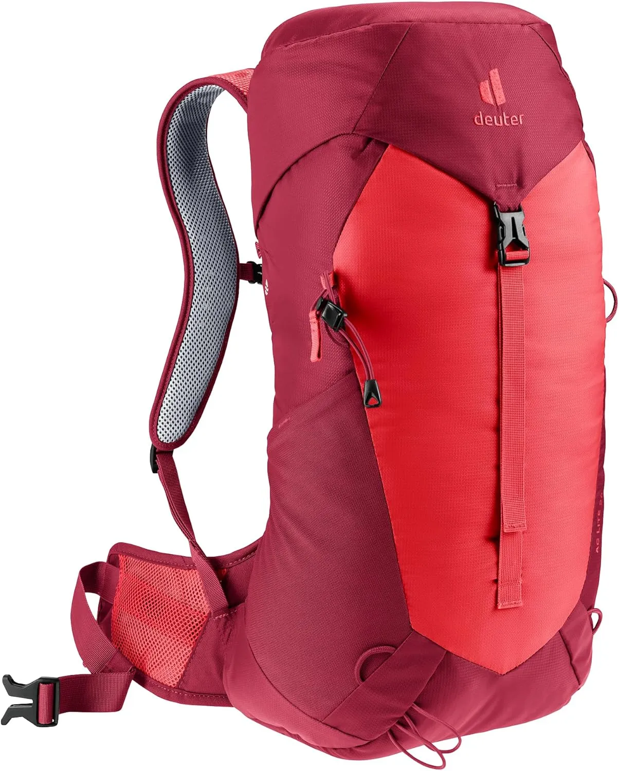 Deuter AC Lite 24L Hiking & Daypack Backpack with Steel Frame & Superior Breathability - Cherry-Masala