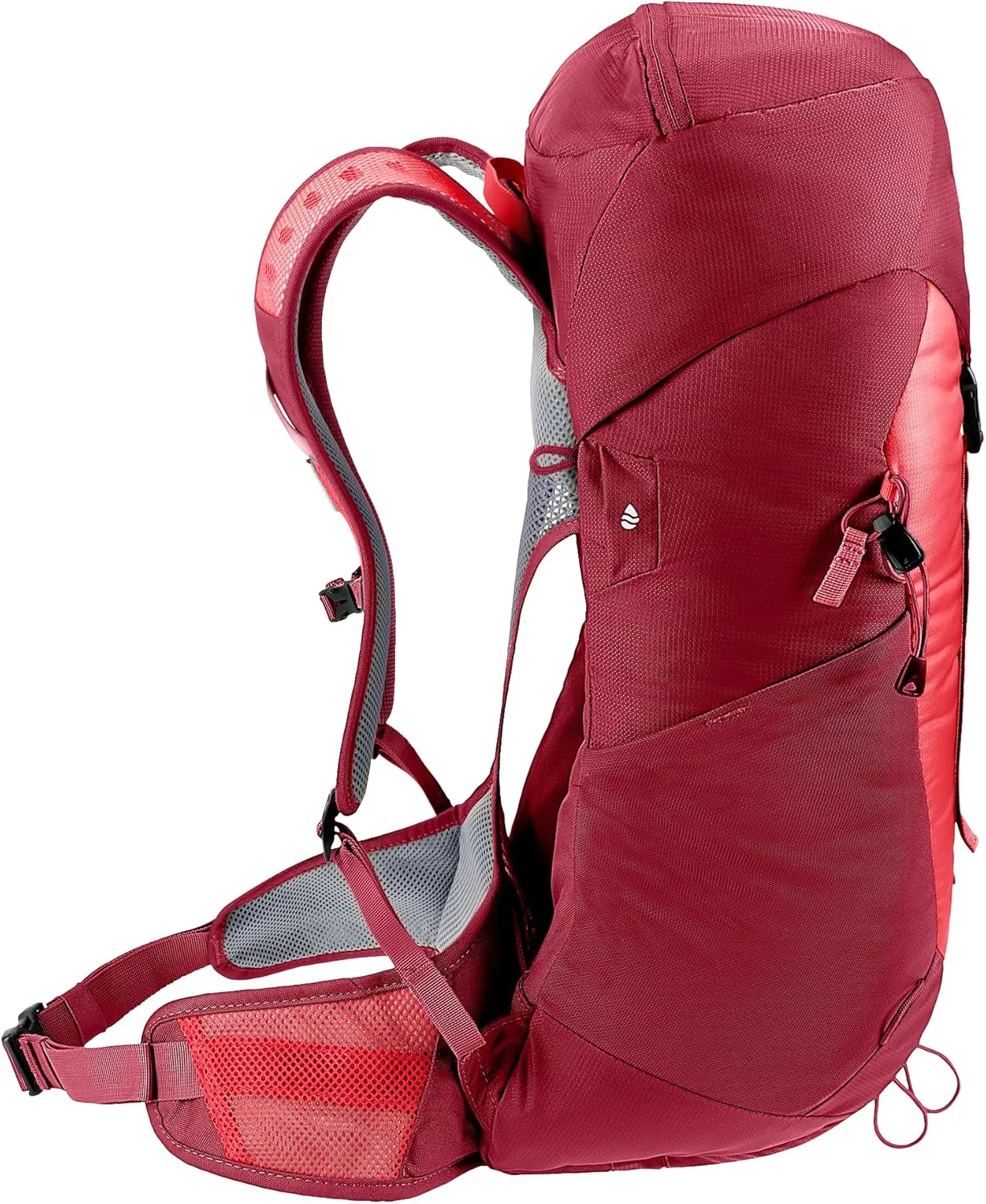 Deuter AC Lite 24L Hiking & Daypack Backpack with Steel Frame & Superior Breathability - Cherry-Masala