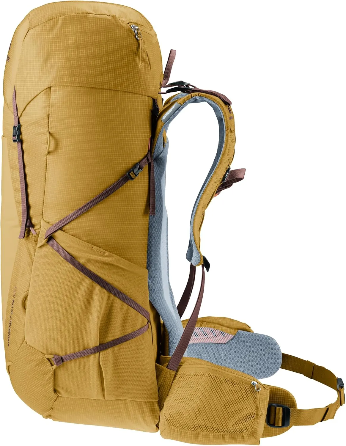 Deuter Aircontact Ultra 50 5L Hiking Backpack, Savanna-Rasin, 55 Liters
