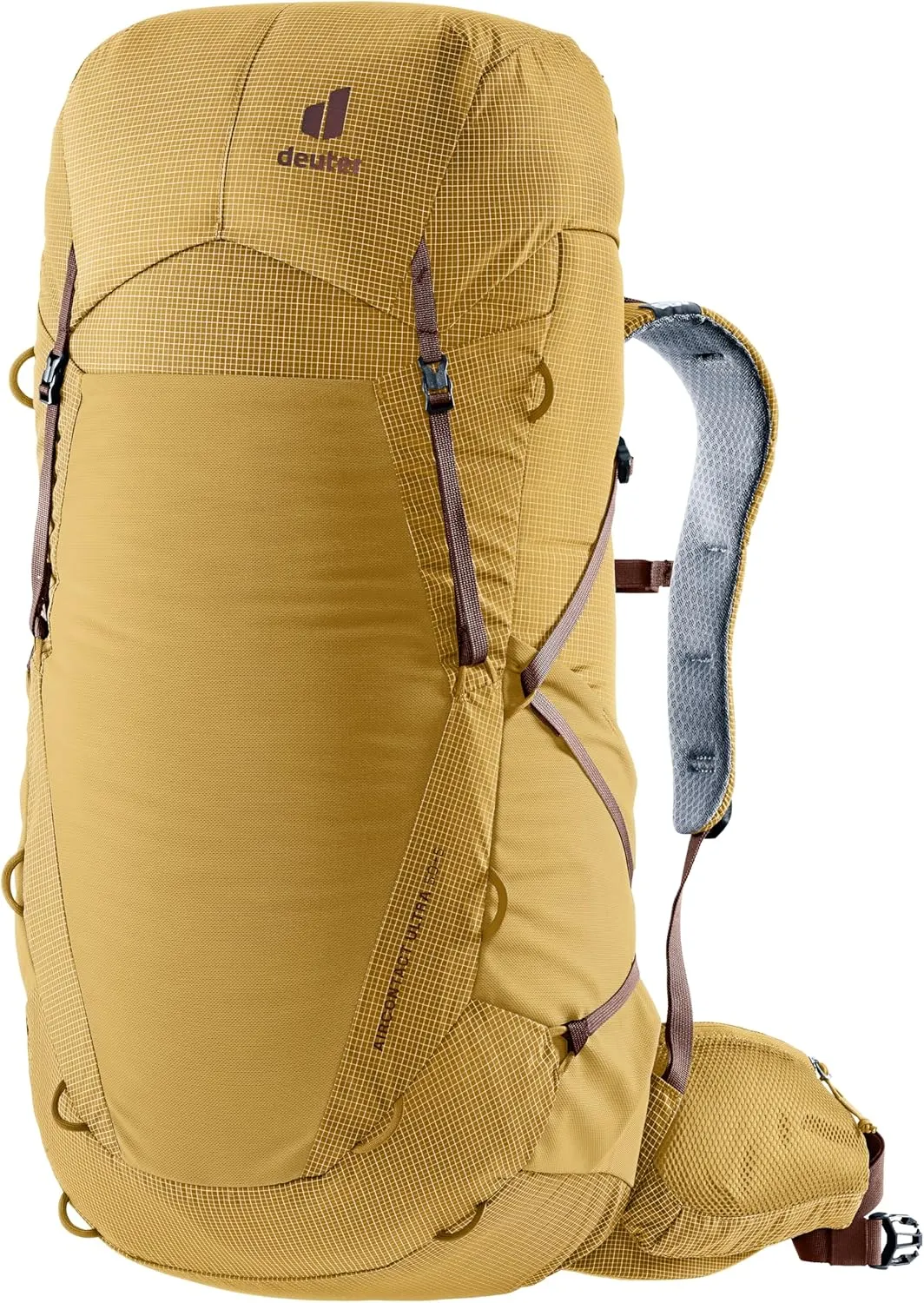 Deuter Aircontact Ultra 50 5L Hiking Backpack, Savanna-Rasin, 55 Liters