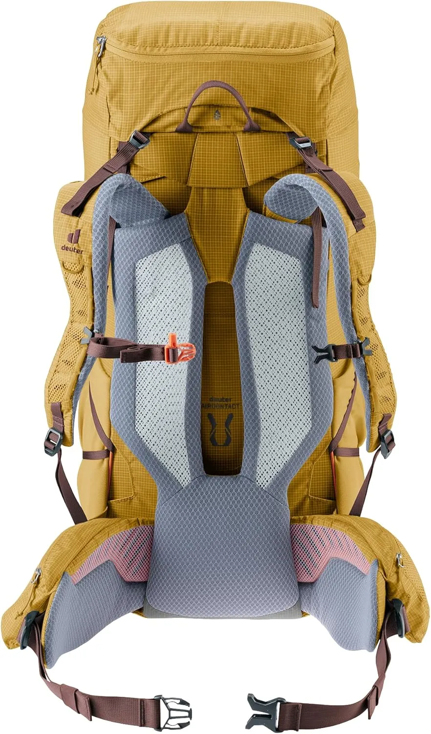 Deuter Aircontact Ultra 50 5L Hiking Backpack, Savanna-Rasin, 55 Liters
