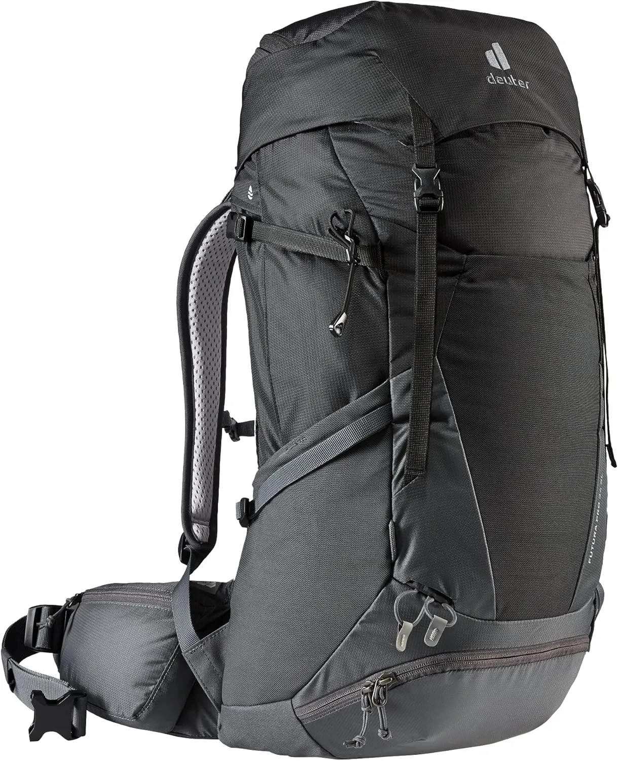 Deuter Futura Pro 34 SL Hiking Backpack with Women's Fit - Black-Graphite