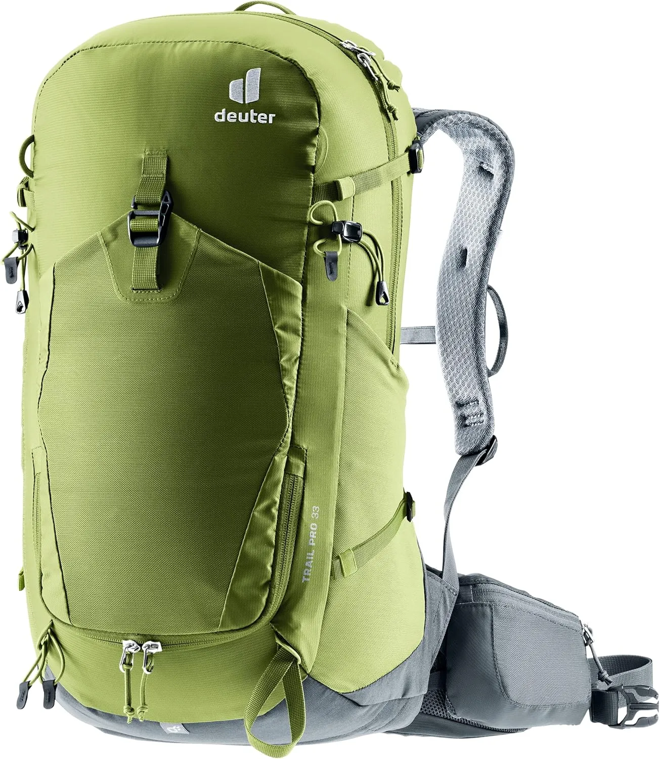 Deuter Trail Pro 33L Backpack I Day Pack for Hiking, Multi-Day Tours & Trekking - Meadow-Graphite