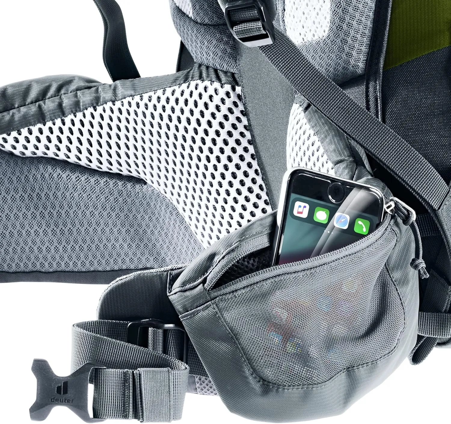 Deuter Trail Pro 33L Backpack I Day Pack for Hiking, Multi-Day Tours & Trekking - Meadow-Graphite