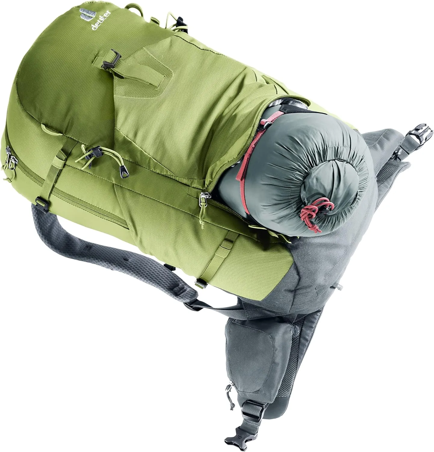 Deuter Trail Pro 33L Backpack I Day Pack for Hiking, Multi-Day Tours & Trekking - Meadow-Graphite