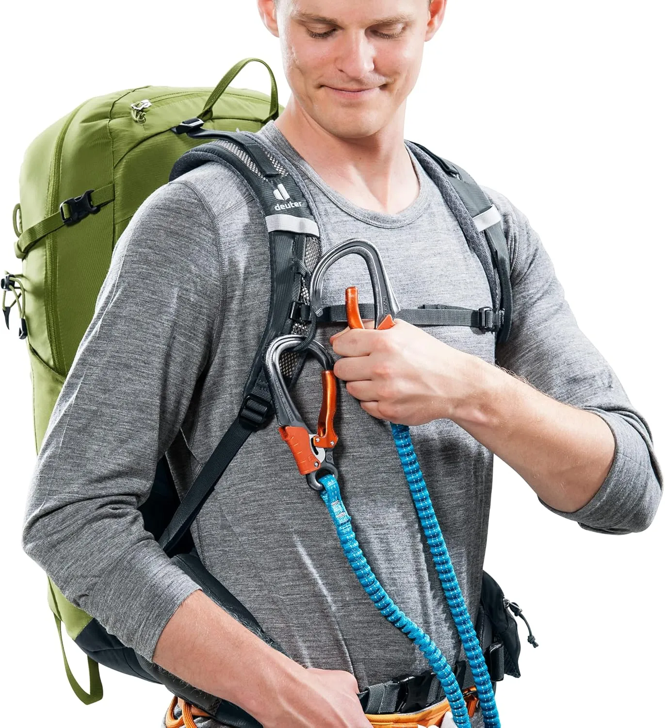 Deuter Trail Pro 33L Backpack I Day Pack for Hiking, Multi-Day Tours & Trekking - Meadow-Graphite