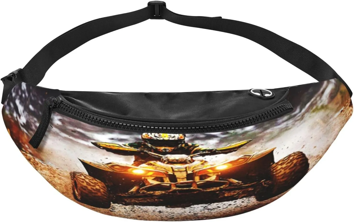 Dirt Quad Bike Off Road Atv Fanny Pack, Crossbody Waist Packs for Women Men Waist Bags with Adjustable Strap for Travel Running Hiking Sport