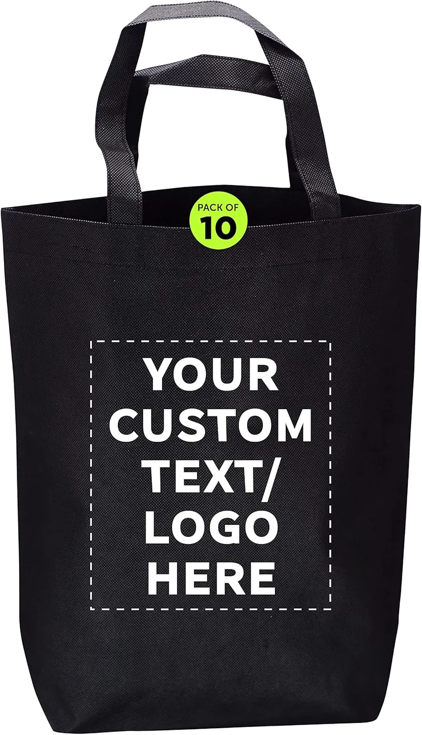 DISCOUNT PROMOS Large Reusable Heavy Duty Tote Bag - Beach Shopping Bag