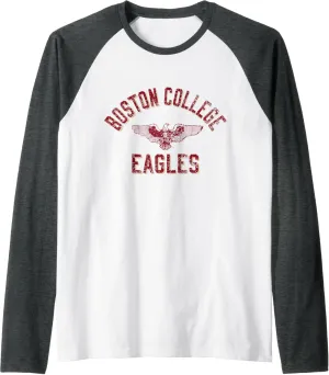 Distressed Icon Raglan Baseball Tee